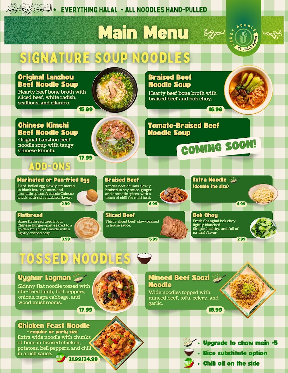 Tangy Noodle Menu - Image 4